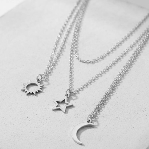 Набір підвісок «Сонце, Зірка та Місяць» - Зображення 1